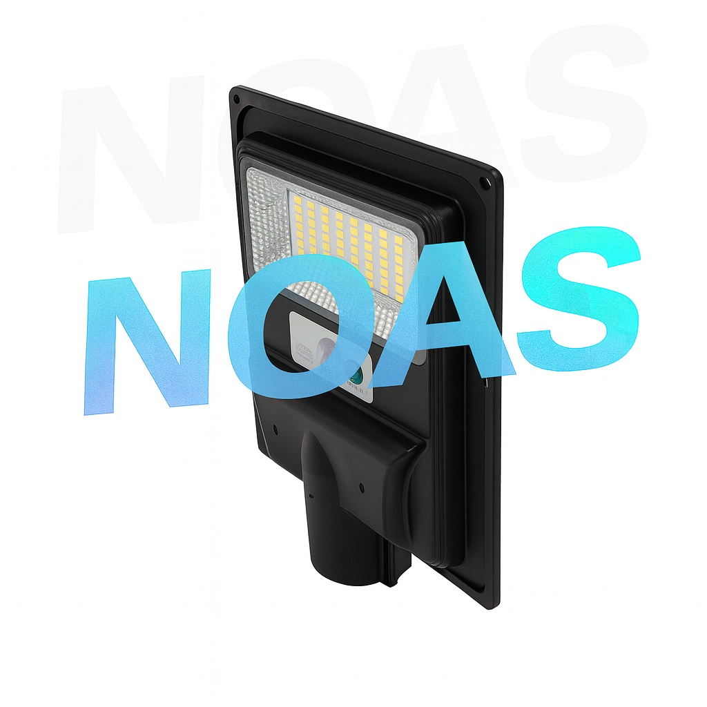 100 W NOAS LED Solar Sokak Armatürü – Güneş Enerjili Dış Mekan Aydınlatma - Görsel 3