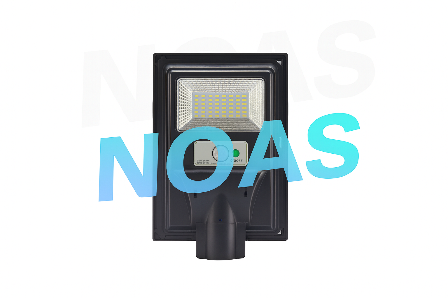 100 Watt LED solar sokak lambası armatürü, yüksek verimli güneş paneli ve güçlü lityum batarya ile gece boyunca otomatik aydınlatma sağlar.