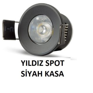 NOAS 2W Sıva Altı LED Yıldız Spot Beyaz YL94-1151 ve YL94-1152 – 6500K ve 3200K renk seçenekli dekoratif LED aydınlatma