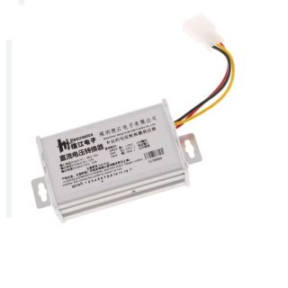 **Alternatif Metin (Alt Text):** 48V, 60V, 72V ve 84V girişe sahip, 12V 10A çıkışlı DC-DC konvertör – elektrikli bisiklet ve scooterlarda 12 volt ekipmanları beslemek için kullanılan yüksek verimli güç dönüştürücü.