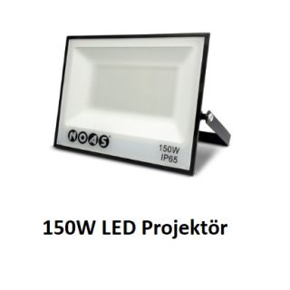 NOAS 150W LED Projektör YL70-0150 6500K gün ışığı ve YL70-0151 3200K sıcak beyaz dış mekân aydınlatma