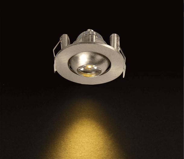 NOAS 1W Sıva Altı LED Spot Manda Gözü Hareketli YL94 Serisi – 6500K, 3200K, mavi, kırmızı ve amber renk seçenekli LED spot