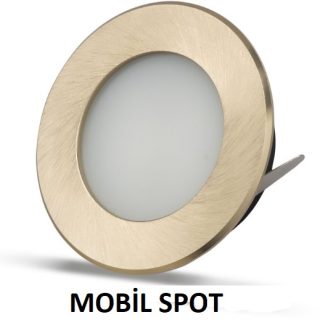 NOAS 2W Sıva Altı LED Mobil Spot YL93 Serisi – 6500K, 3200K ve mavi renk seçenekli yönlendirilebilir LED spot