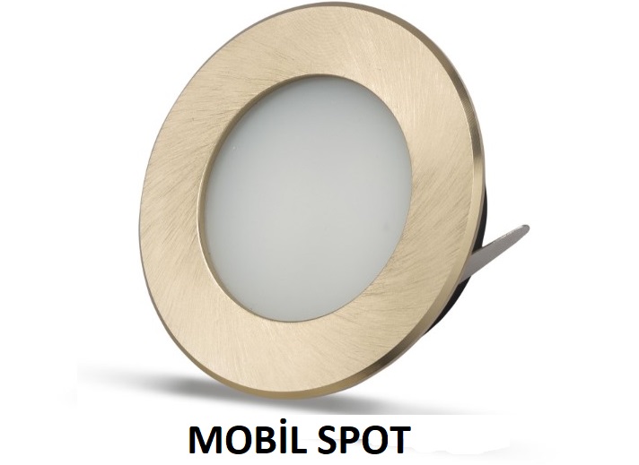 NOAS 2W Sıva Altı LED Mobil Spot YL93 Serisi – 6500K, 3200K ve mavi renk seçenekli yönlendirilebilir LED spot
