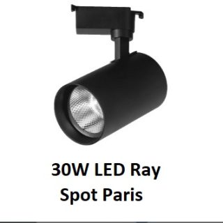 NOAS 30W LED Ray Spot Paris YL29 Serisi – 6500K, 3200K ve 4000K renk seçenekli profesyonel ray spot aydınlatma