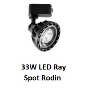 NOAS 33W LED Ray Spot Rodin YL29 Serisi – 6500K ve 3200K renk seçenekli yönlendirilebilir LED ray spot