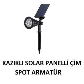 Güneş enerjisiyle çalışan, kablosuz montajlı 7 W çim spot armatür. 3200 K günışığı rengiyle doğal aydınlatma sağlar. IP65 korumalı, dış mekâna uygun, gündüz şarj olur gece otomatik yanar.
