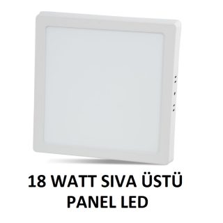 Noas YL15-1800 / YL15-1801 18W Kare Sıva Üstü LED Panel – 6500K + 3000K Işık