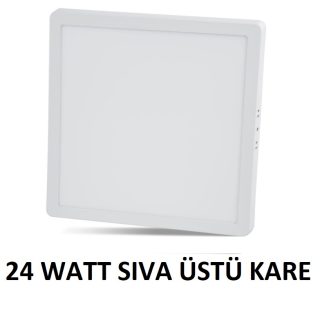 Noas YL15-2400 / YL15-2401 24W Kare Sıva Üstü LED Panel – 6500K + 3000K Çift Renk Işık