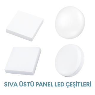 SIVA ÜSTÜ PANEL LED ÇEŞİTLERİ