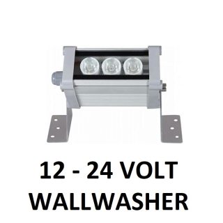 POWERLED 12V–24V 3 LED 15 cm 3000K Gün Işığı Wallwasher Duvar Boyama Armatürü