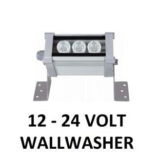 POWERLED 12V–24V 3 LED 15 cm 3000K Gün Işığı Wallwasher Duvar Boyama Armatürü