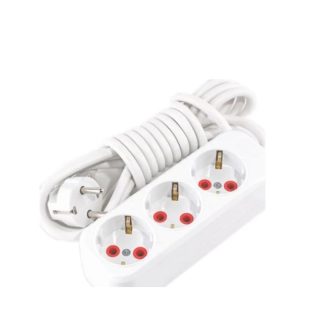 Elektronik Enerji EE-GP15-200 3’lü grup priz – 3 metre 3x1.5 mm² kablolu model