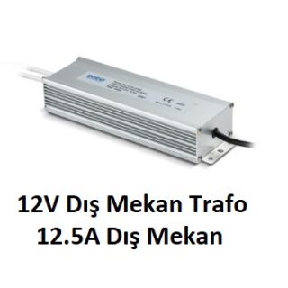 NOAS 12.5A Dış Mekan Trafo 12V YL31-0150 150W Su Geçirmez LED Güç Kaynağı Görseli