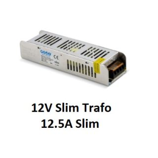 NOAS 12.5A Slim Trafo 12V YL20-0150 150W İnce Kasa LED Güç Kaynağı Görseli