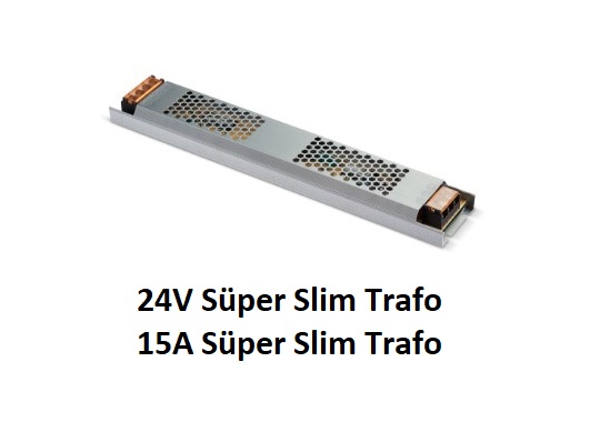 NOAS 15A Slim Trafo 24V YL30-0360 360W İnce Kasa LED Güç Kaynağı Görseli