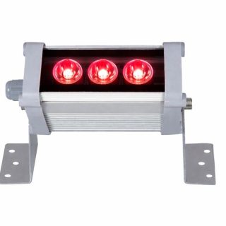 15 cm 3x1 Watt kırmızı 220V Power LED wallwasher duvar boyama armatürü