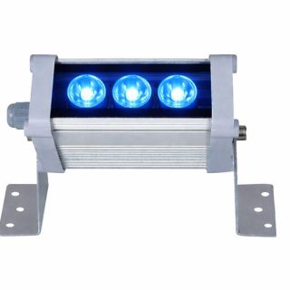 15 cm 3x1 Watt mavi 220V Power LED wallwasher duvar boyama armatürü