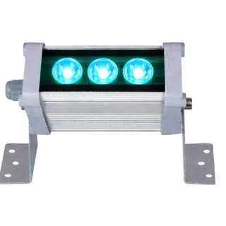 15 cm 3x1 Watt turkuaz 220V Power LED wallwasher duvar boyama armatürü