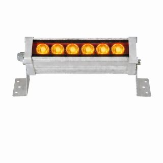 19 cm 6x1 Watt amber 220V Power LED wallwasher amber duvar boyama armatürü