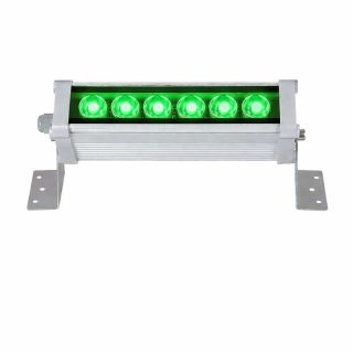 19 cm 6x1 Watt yeşil 220V Power LED wallwasher duvar boyama armatürü