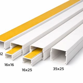 ALPUT PLASTİK 10050 yapışkanlı kablo kanalı 100x50 mm PVC elektrik kablo kanalı