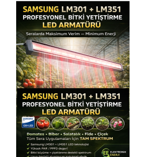 Elektronik Enerji EE-GL100 100W Full Spektrum Bitki Yetiştirme LED Grow Işık