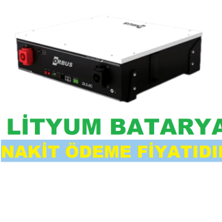 Orbus 5110 51.2V 100Ah LiFePO4 lityum solar batarya