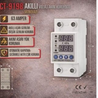 CT-9198 AKILLI VOLTAJ VE AKIM KORUYUCU GUVENLI ELEKTRIK KORUMA SISTEMI ana urun gorseli