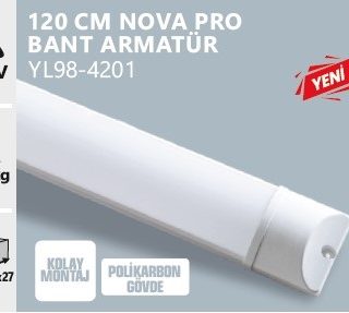 YL98-4201 NOAS YL98-4201 42W 120 CM Nova Led Bant Armatür Beyaz ana urun gorseli