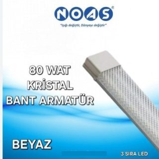 YL98-6601 NOAS YL98-6601 80W IP20 120 CM Etna Bant Armatür Beyaz ana urun gorseli