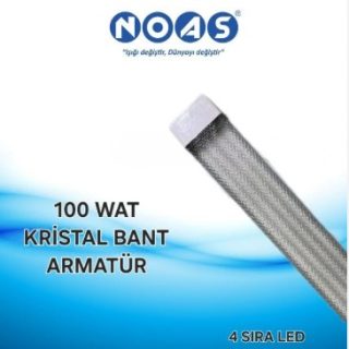 YL98-8801 NOAS YL98-8801 100W IP20 120 CM Etna Bant Armatür Beyaz ana urun gorseli
