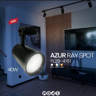 YL29-4167 YL29-4167 NOAS LED 40W AZUR RAY SPOT 4000K SIYAH KASA ana urun gorseli