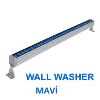1 Metre Mavi Wallwasher – Dış Mekan LED Duvar Aydınlatma Armatürü ana urun gorseli