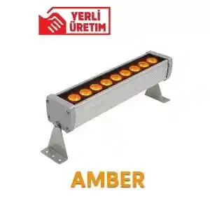 9 LED 30 cm Amber Wallwasher – Dış Mekan Duvar Aydınlatma Armatürü ana urun gorseli