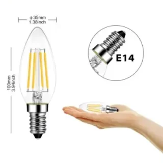 CT-4063 7W Led Filament Duz Buji Ampul Gunisigi Dekoratif Model ana urun gorseli