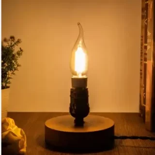 CT-4064 7W Led Filament Kivrik Buji Ampul Gunisigi Dekoratif Model ana urun gorseli