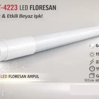 T5-T8-TIPI-GENEL-AYDINLATMA CT-4223 9W Ledli Floresan Beyaz T5 T8 Tipi Genel Aydinlatma ana urun gorseli