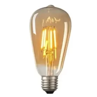 E27-AMBER-DEKORATIF-VINTAGE-MODEL CT-4284 6W Rustik Led Ampul E27 Amber Dekoratif Vintage Model ana urun gorseli