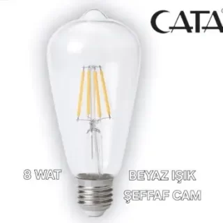 ST64-BEYAZ-DEKORATIF-MODEL CT-4353B 8W Edison Led Ampul ST64 Beyaz Dekoratif Model ana urun gorseli