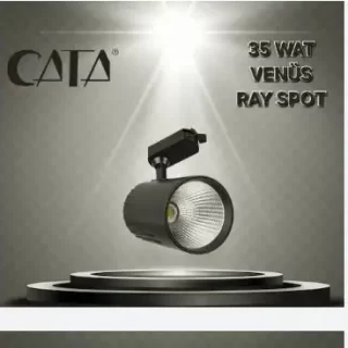 CT-5315B 36W VENUS LED ARMATUR BEYAZ YUKSEK VERIMLI RAY SPOT AYDINLATMA ana urun gorseli