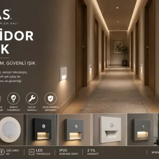 NOAS KORİDOR AYDINLATMA ÇEŞİTLERİ