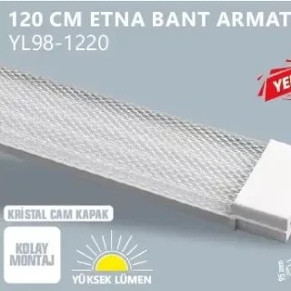 YL98-1220 NOAS YL98-1220 120W IP20 120 CM Etna Bant Armatür Beyaz ana urun gorseli