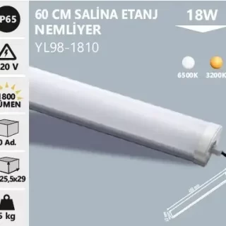 YL98-1811 NOAS YL98-1811 18W IP65 60 CM Salina Etanj Nemli Yer Gun Isigi ana urun gorseli