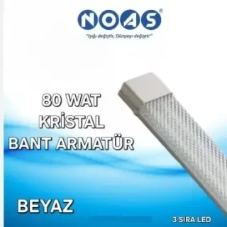 YL98-6601 NOAS YL98-6601 80W IP20 120 CM Etna Bant Armatür Beyaz ana urun gorseli