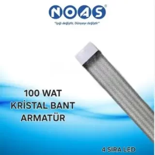 YL98-8801 NOAS YL98-8801 100W IP20 120 CM Etna Bant Armatür Beyaz ana urun gorseli