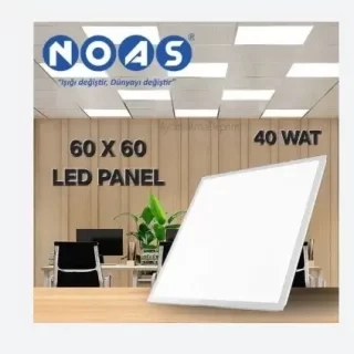 YL18-5400-S YL18-5400-S NOAS LED 40W 60X60 SLIM SIVA ALTI LED PANEL BEYAZ ana urun gorseli