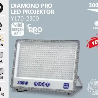 YL70-2300 YL70-2300 NOAS LED 300W MERCEKLI PROJEKTOR 6500K IP65 DIS MEKAN ana urun gorseli