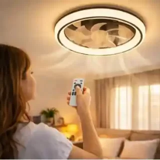 CT-3010 Meltem Led Tavan Vantilator Modern Ev Tipi Tavan Fani ana urun gorseli