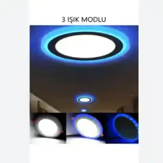 CT-5150 6W OKYANUS LED PANEL CIFT RENK DEKORATIF TAVAN AYDINLATMA ana urun gorseli